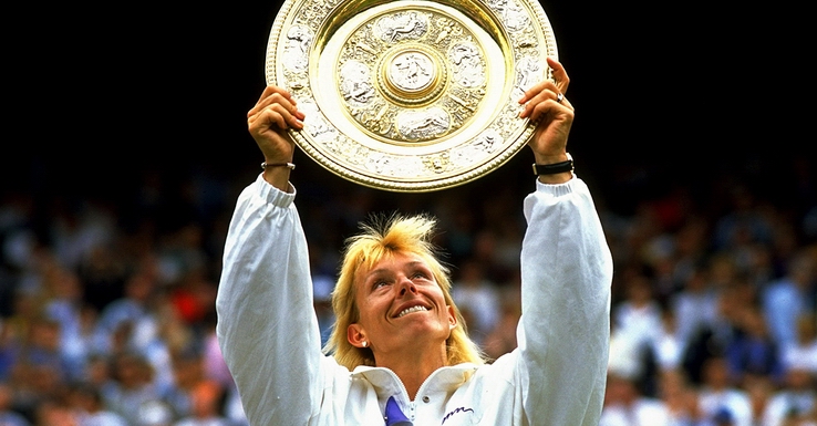 martina navratilova wimbledon